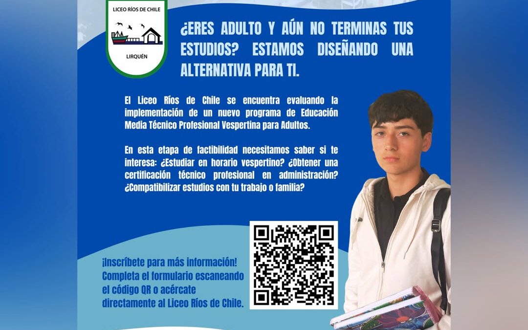 ¿Eres adulto y aún no terminas tus estudios?