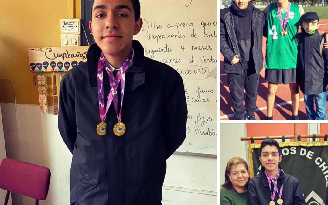 ¡Liceo Ríos de Chile Celebra el Éxito de Agustín Cisternas en Atletismo!