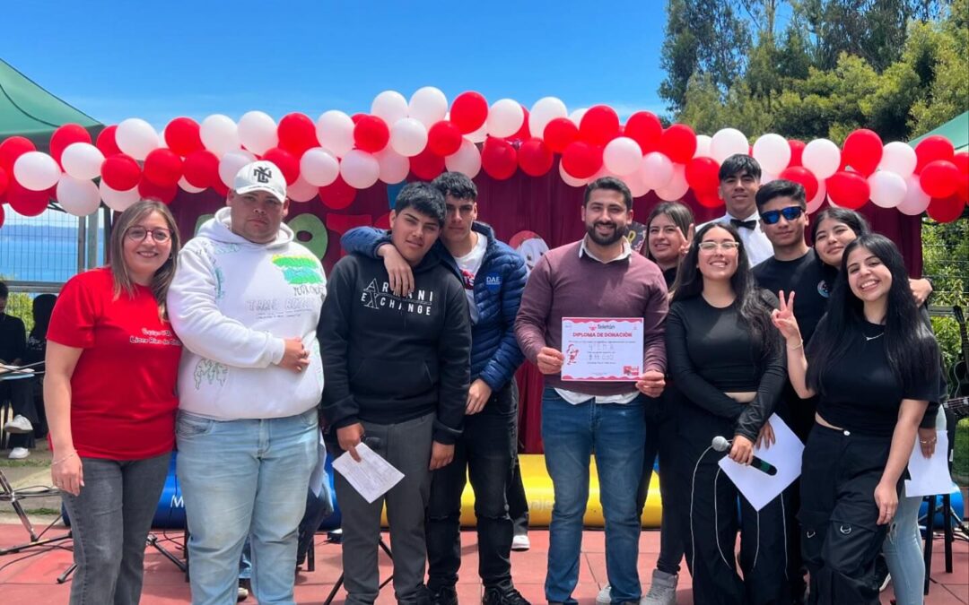 Aporte del Liceo Ríos de Chile y Sala de Cuna a la Teletón 2024